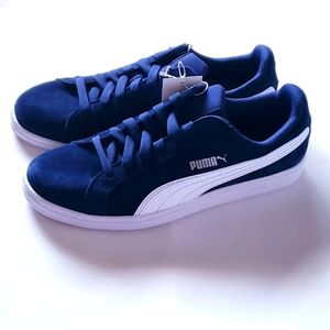 Mens Puma Suede Navy Blue 